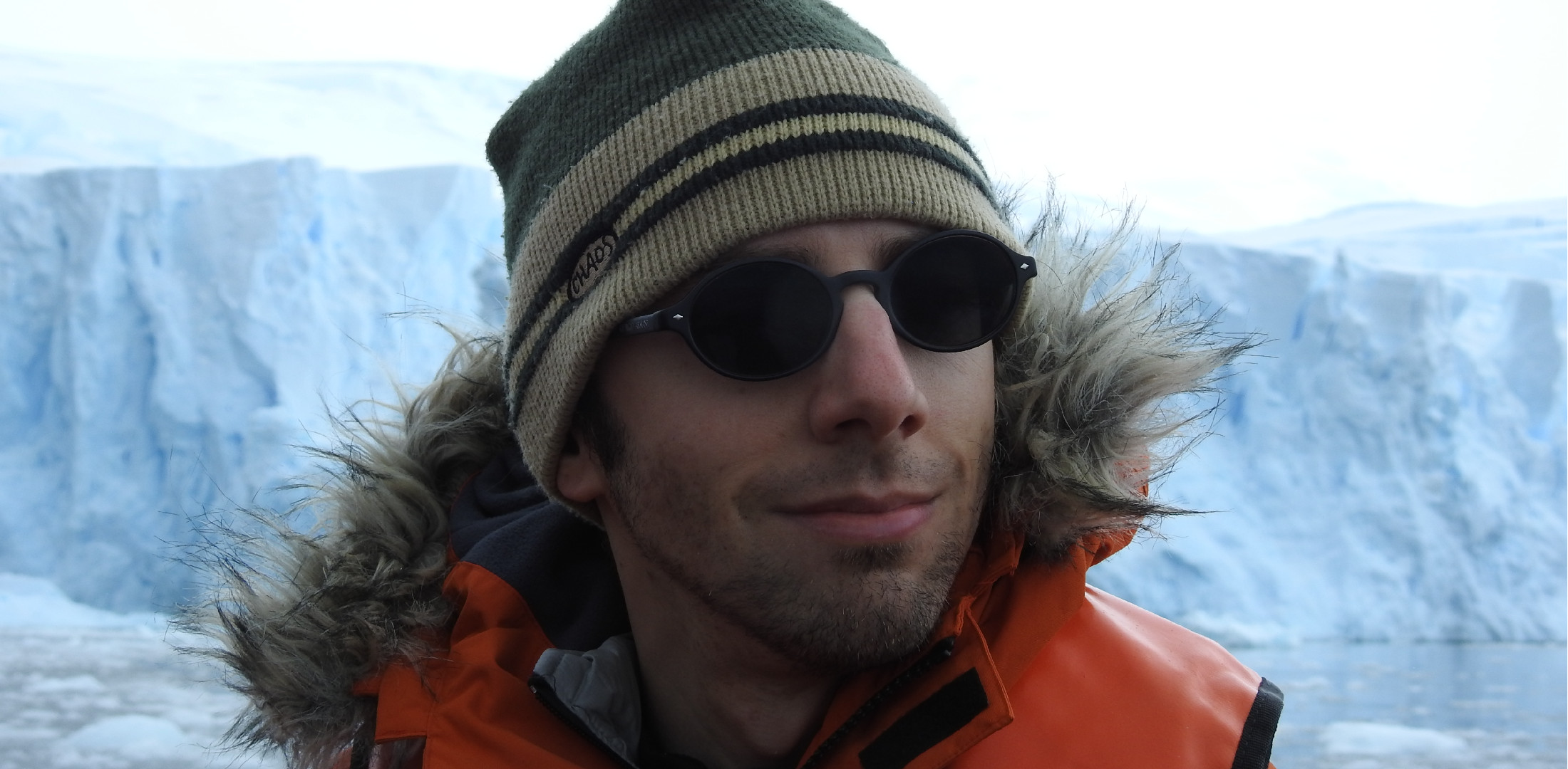 Brian LeBlanc in Anarctica